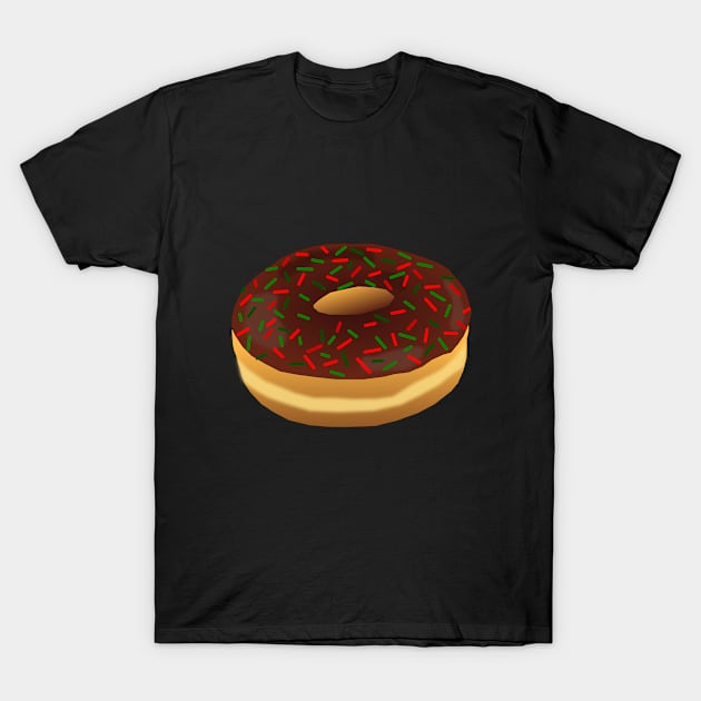 Christmas Donuts T-Shirt by momo1978